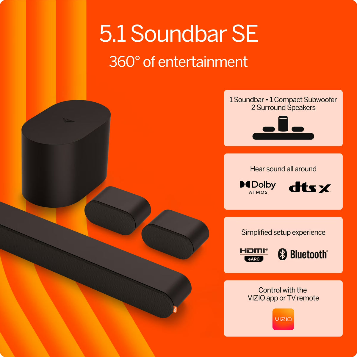 VIZIO 5.1 Soundbar SE feature 01