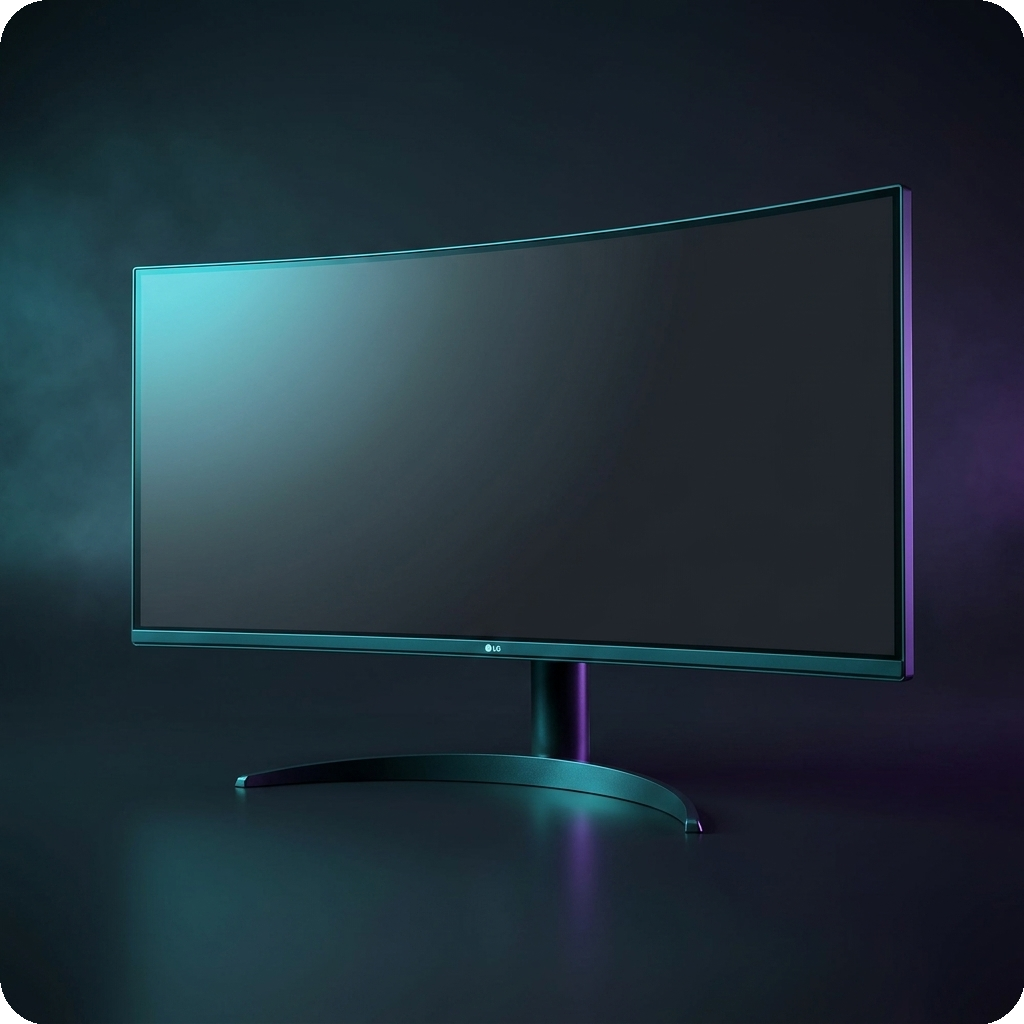 LG 34" UltraWide WQHD HDR10 100Hz Curved Gaming Monitor — 34WR50QK-B - GADGEX cover