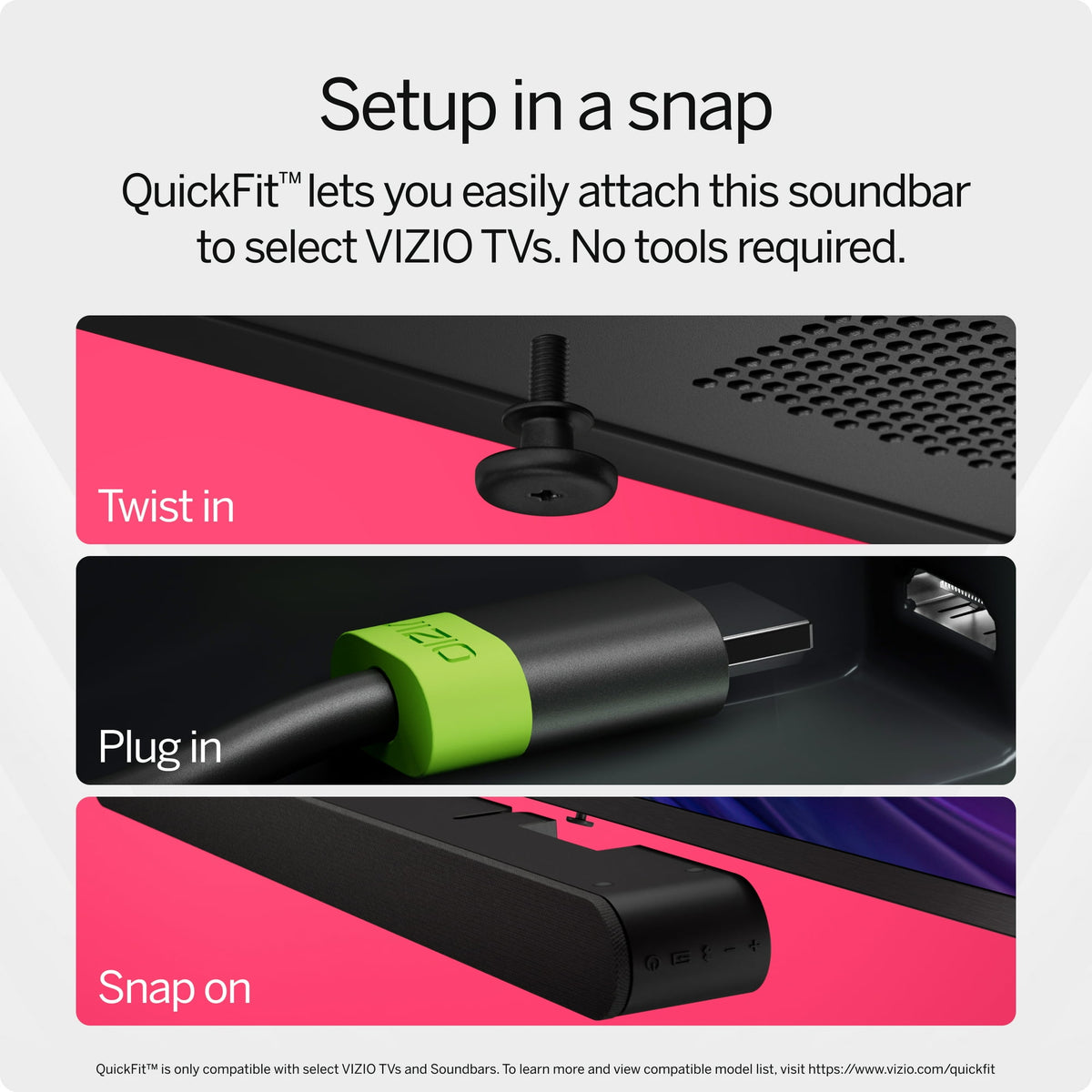 VIZIO 5.1 Soundbar SE — VIZIO mobile app control