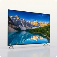 VIZIO 75-inch Quantum 4K QLED Smart TV on clean white background showing vivid nature landscape color reproduction
