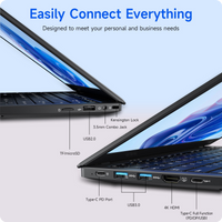 HYYUO 14" FHD Laptop — 8GB RAM, 256GB SSD, Intel 6500Y - 4