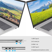 HP 17t 17.3" Touch Laptop — Intel i7-1355U, 16GB, 1TB SSD - 4