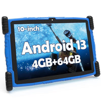 Kids Tablet 10" — 4GB RAM + 64GB, Kid-Proof Case