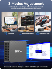GMKtec Mini PC — Intel N95 (3.4 GHz), 8GB RAM, 128GB SSD - 5