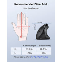 GADGEX Ergonomic Vertical Mouse - Wireless