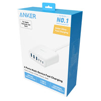 Anker 112W Desktop Charger - 6-Port USB-C/USB-A