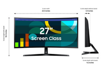 Samsung 27" Curved Monitor S3 (S36GD) — FHD 100Hz - 3