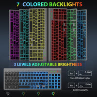 Wagpak Wireless Keyboard & Mouse Combo - RGB