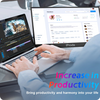 Iproda 15.6" Portable Monitor — IPS FHD 60Hz with Smart Cover - 3
