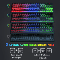 Wagpak Wireless Keyboard & Mouse Combo - RGB