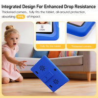 Doundy Kids Tablet 10.1" — 6GB RAM + 64GB, Blue Edition