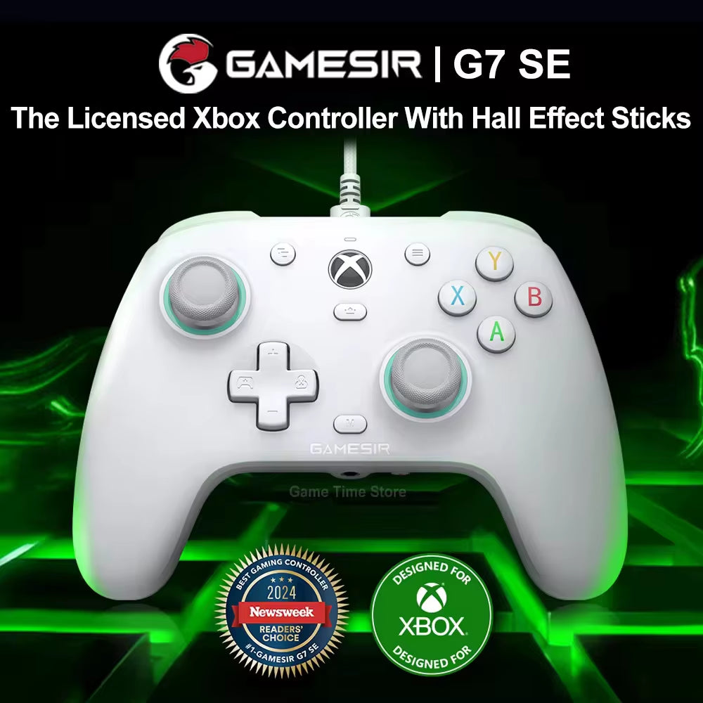 Gamesir G7 SE Xbox PC Wired Gaming Controller Gamepad with Hall Effect for Xbox Series X / S, Xbox One ,Steam and Windows 10 11