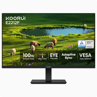 KOORUI 27" Monitor — FHD 100Hz Adaptive Sync, HDMI + DP variant