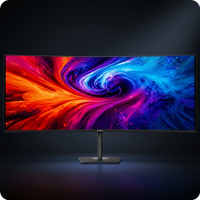 Deco Gear 49" Dual-QHD Curved Ultra-Wide Gaming Monitor (5120x1440 120Hz) - GADGEX cover