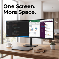 Deco Gear 49" Dual-QHD Curved Ultra-Wide Gaming Monitor (5120x1440 120Hz) - 1
