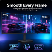 Deco Gear 49" Dual-QHD Curved Ultra-Wide Gaming Monitor (5120x1440 120Hz) - 4