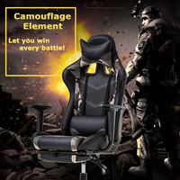 BestOffice Ergonomic Gaming Racing Chair with Footrest