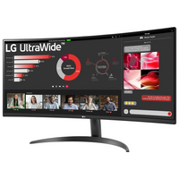 LG 34" UltraWide WQHD HDR10 100Hz Curved Gaming Monitor — 34WR50QK-B - 3