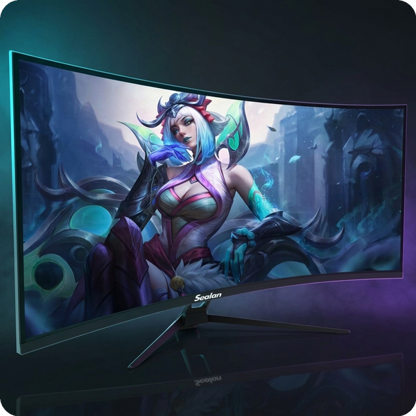 Sealan 34" Curved UWQHD 165Hz Gaming Monitor - GADGEX cover