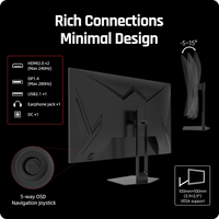 KTC 27" Fast VA 280Hz/240Hz 1ms Gaming Monitor — FHD 1080p - 5