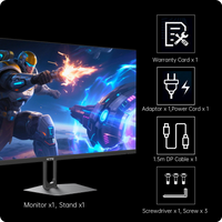 KTC 27" QHD 200Hz Fast IPS HDR400 Gaming Monitor — 1ms 1440p - 3
