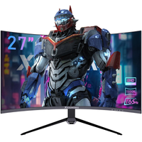 XGAMING 27" QHD Curved Gaming Monitor — 165Hz, 1ms Response
