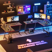 Homall L-Shaped Gaming Desk 51" with Monitor Stand