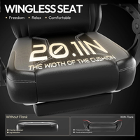 Dowinx Ergonomic Gaming Chair — Pocket Spring Cushion + Massage
