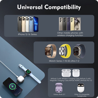 3-in-1 Foldable Magnetic Wireless Charging Station — 15W MagSafe Compatible - photo 4