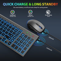 Wagpak Wireless Keyboard & Mouse Combo - RGB