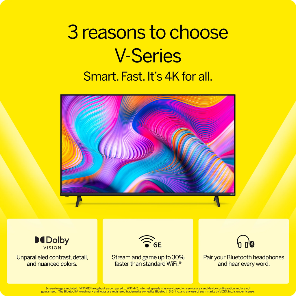 VIZIO™ - 75" Class V-Series 4K LED HDR Smart TV
