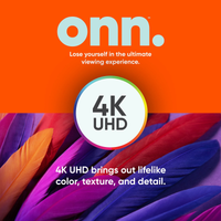onn. 50" 4K UHD Roku Smart TV