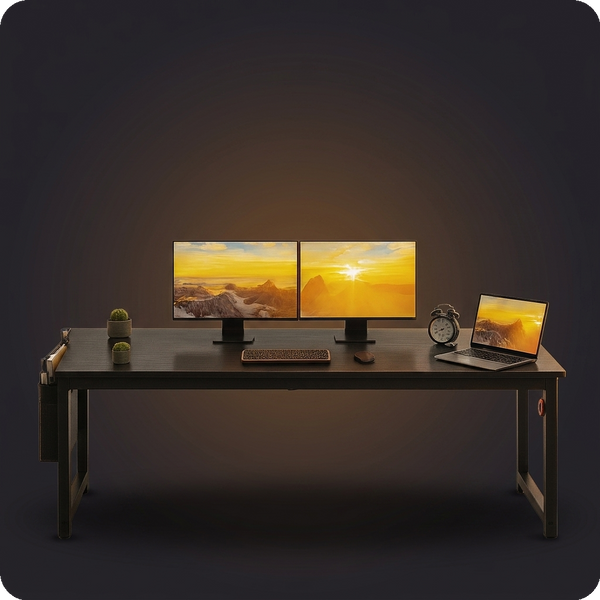 63 Minimalist Computer Desk with Storage