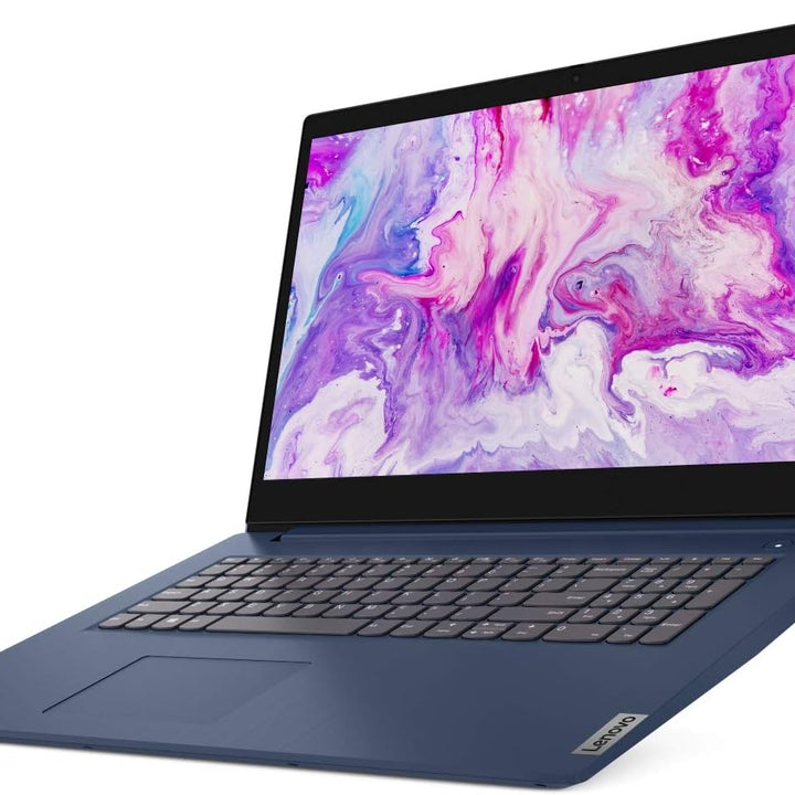 Ideapad 3 Laptop, 17.3" HD+, Intel Core I5-1035G1 Processor, HDMI, Bluetooth, Wi-Fi, Webcam, Online Class, Zoom, Windows 10, Abyss Blue, KKE Bundle (20GB RAM | 1TB SSD)