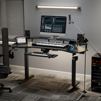 EUREKA Aero Standing Gaming Desk — 72" Electric Adjustable with RGB