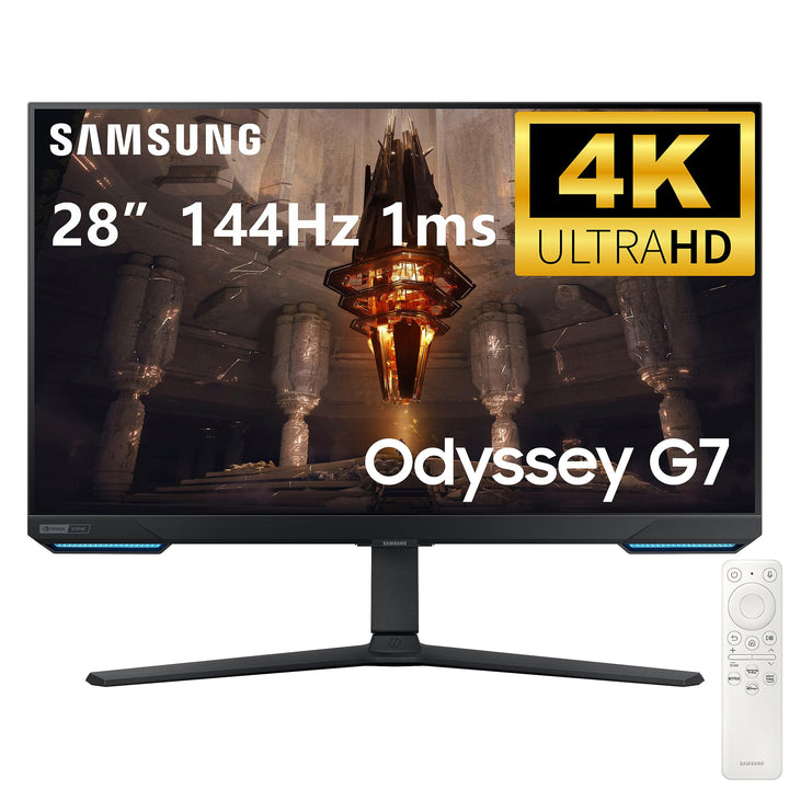 Samsung Odyssey G70B 28" 4K UHD IPS 144Hz 1ms Gamming Monitor with G-Sync