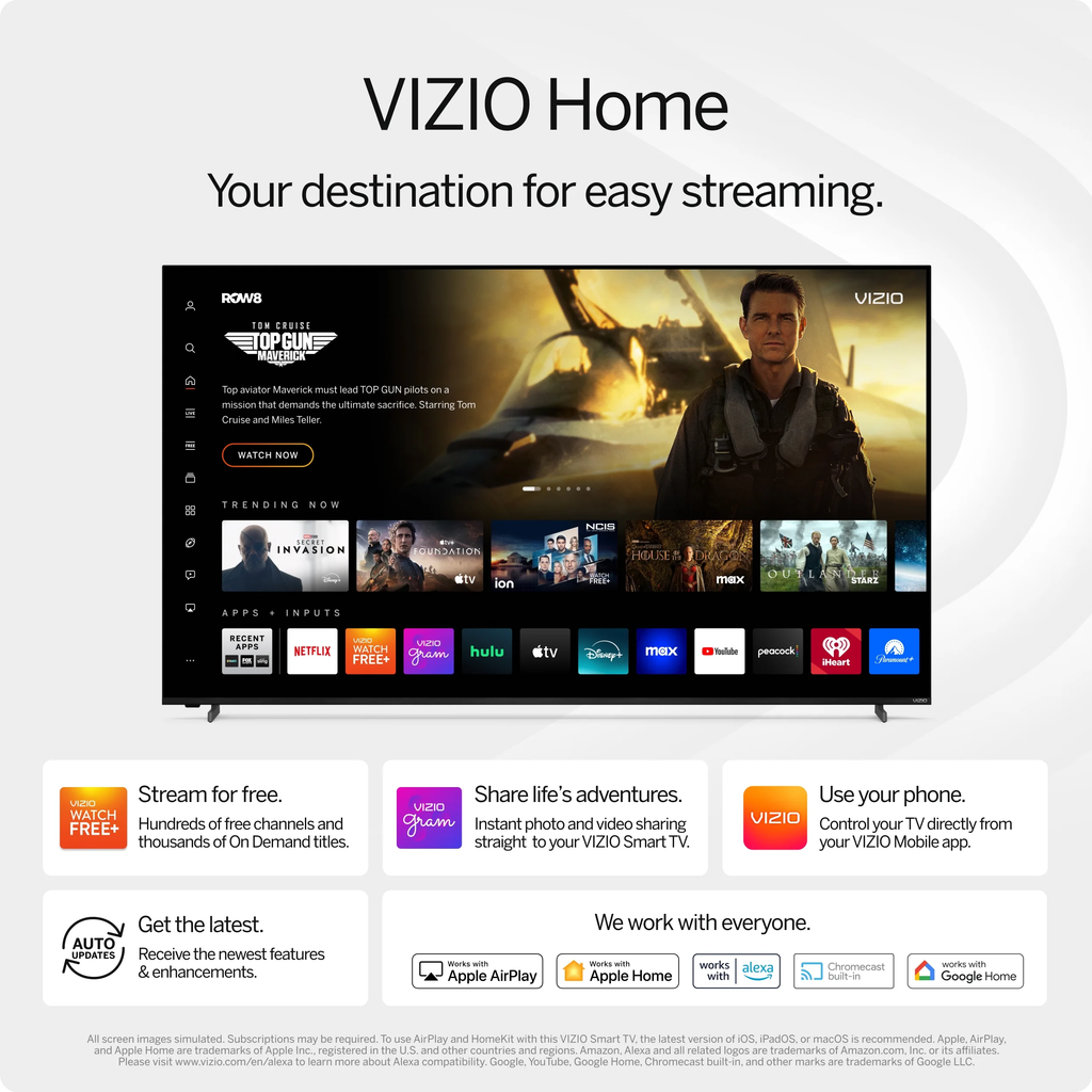VIZIO™ - 75" Class V-Series 4K LED HDR Smart TV