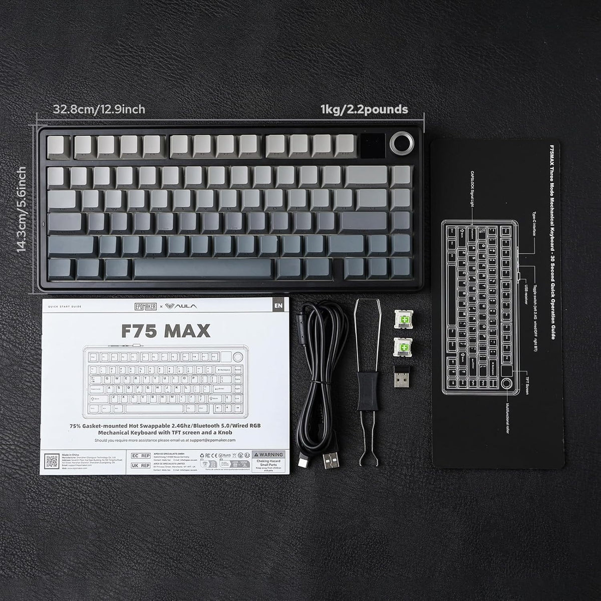 F75 Max switches
