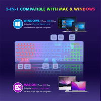 Wagpak Wireless Keyboard & Mouse Combo - RGB