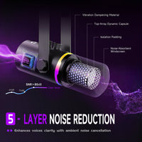 AOC USB/XLR Dynamic Mic - RGB with Stand