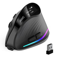 AOC Ergonomic Vertical Mouse - Wireless RGB