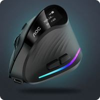 AOC Ergonomic Vertical Mouse - Wireless RGB