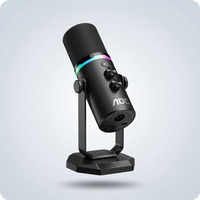AOC USBXLR Dynamic Mic - RGB with Stand