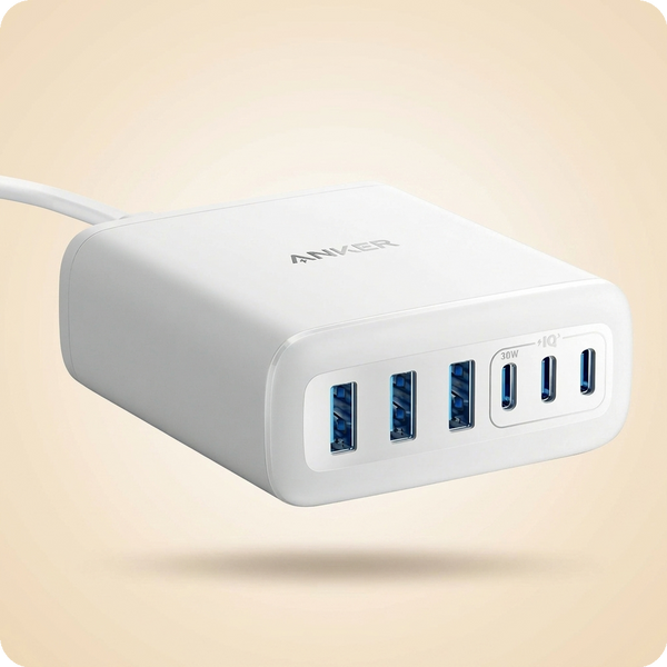 Anker 112W Desktop Charger - 6-Port USB-CUSB-A