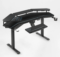 EUREKA Aero Standing Gaming Desk — 72" Electric Adjustable with RGB