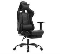 BestOffice Ergonomic Gaming Racing Chair with Footrest