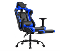 BestOffice Ergonomic Gaming Racing Chair with Footrest
