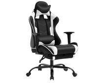 BestOffice Ergonomic Gaming Racing Chair with Footrest