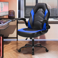 Ergonomic Gaming Racing Chair — Compact, 275 lb Capacity
