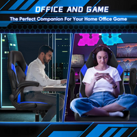 Ergonomic Gaming Racing Chair — Compact, 275 lb Capacity